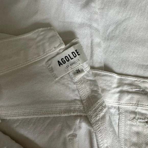 Agolde Criss Cross Straight Jean in Element